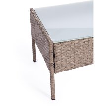 Лаундж сет (диван+2кресла+столик+подушки) (mod. 210013 А)