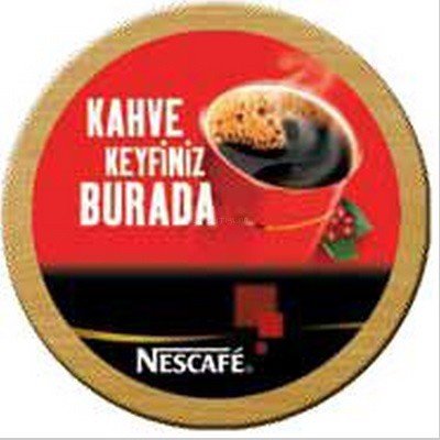 Круглая столешница Werzalit (60 см) Nescafe печать Круглая столешница Werzalit (60 см) Nescafe печать