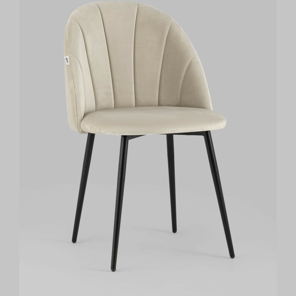 Стул Stool Group для кухни Логан велюр бежевый металлические ножки 4шт. Стул Stool Group для кухни Логан велюр бежевый металлические ножки 4шт.