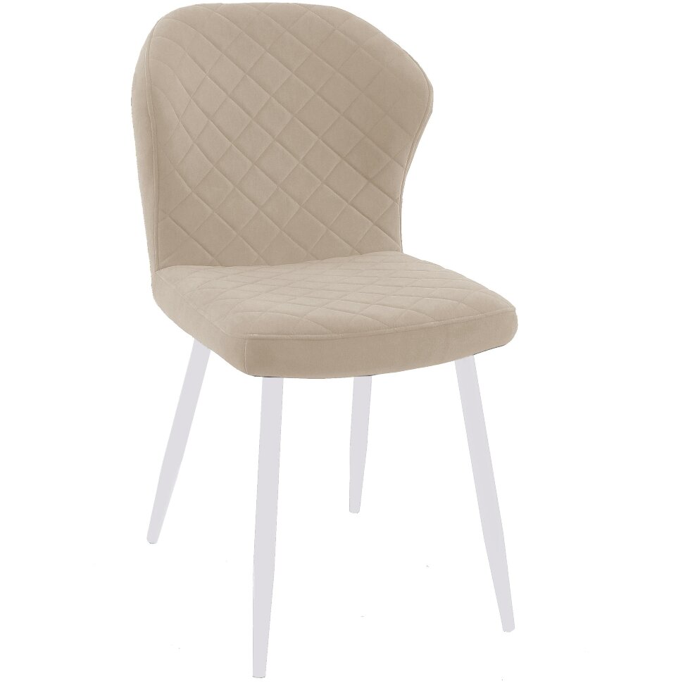 Стул DikLine 239М B03 BEIGE, ножки белые Стул DikLine 239М B03 BEIGE, ножки белые