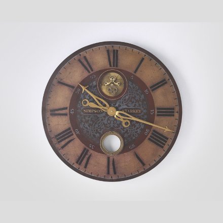 A58000026 Часы Wall Clock Ashley Коричневый