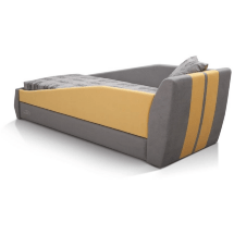Кровать детская LAMBIC серый с желтым
