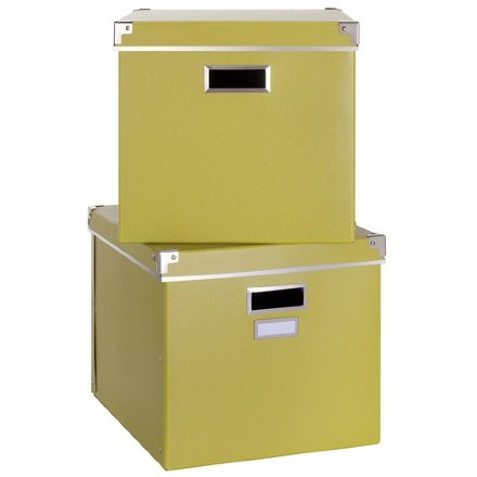 A57005021 Комплект коробок для хранения из 2-х штук Storage Organizer Ashley Зеленый