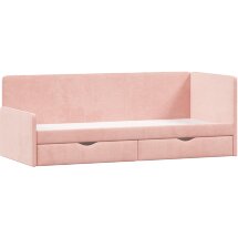 Гарвард Диван-кровать 900 Белый/Светло-розовый (UNI IDEA 1031)