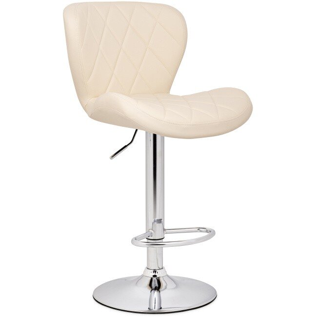Барный стул Porch beige / chrome Барный стул Porch beige / chrome