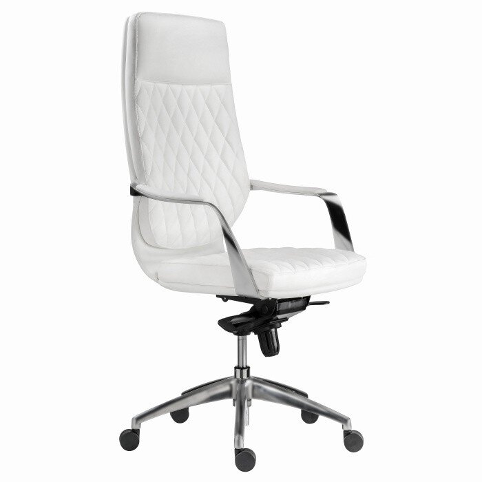 Компьютерное кресло Isida white / satin chrome Компьютерное кресло Isida white / satin chrome