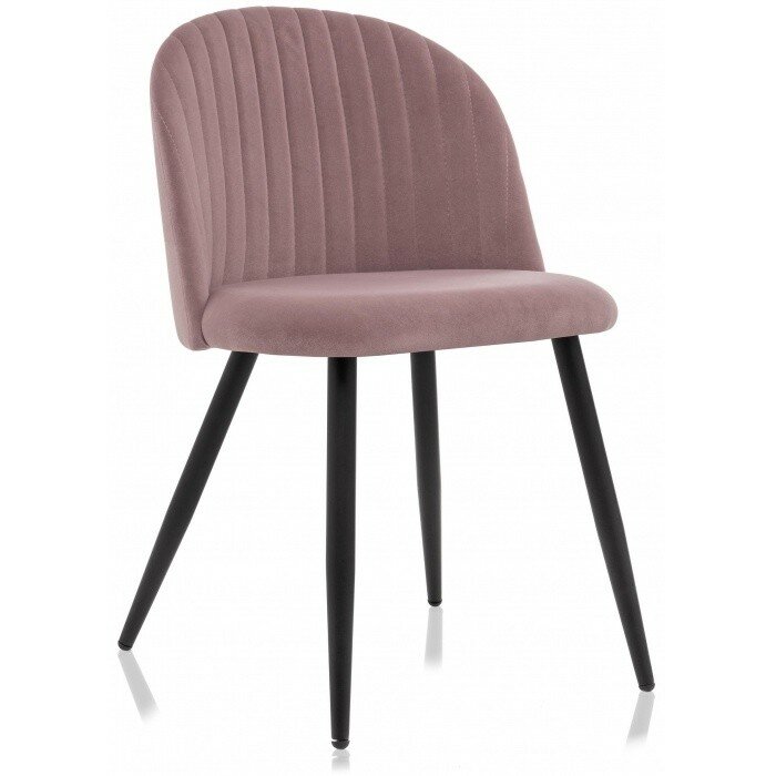 Стул на металлокаркасе Gabi 1 light purple / black 