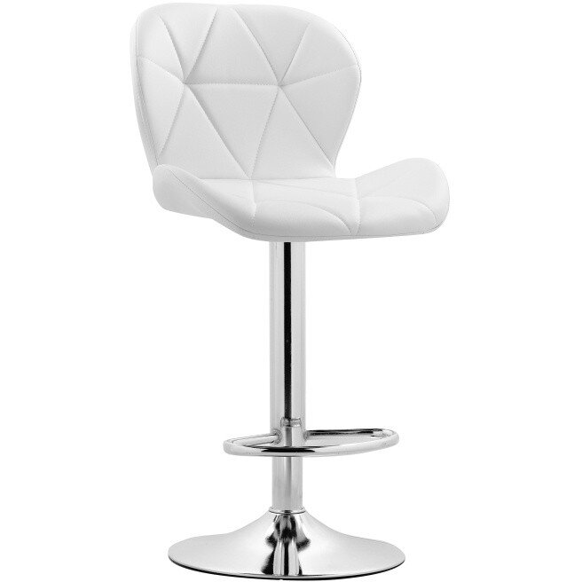 Барный стул Trio white / chrome Барный стул Trio white / chrome