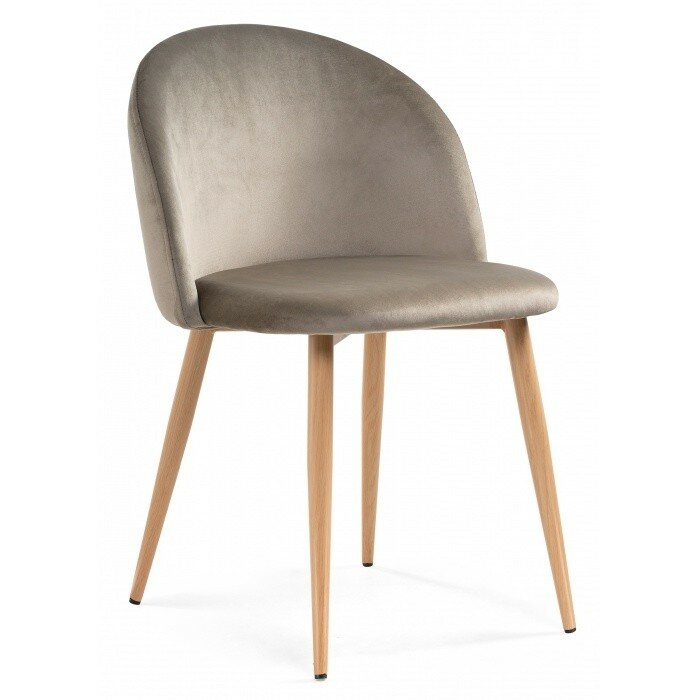 Стул на металлокаркасе Aldo beige / wood 