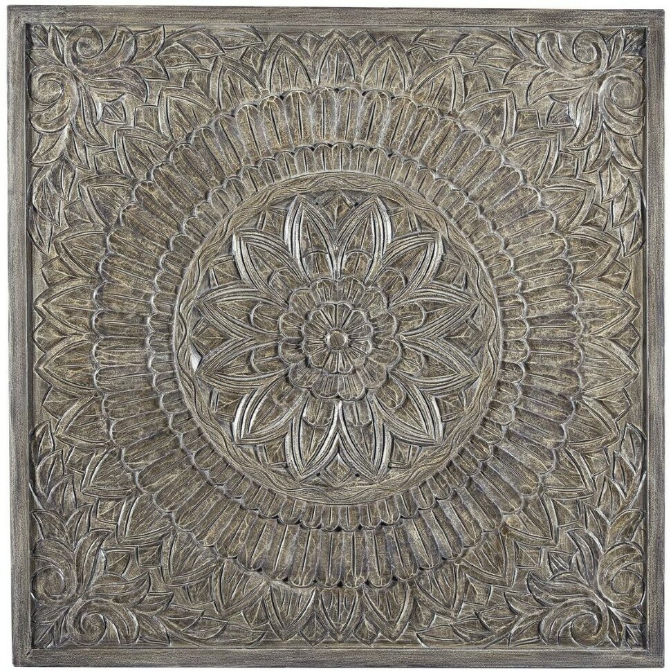 Панно настенное WALL DECOR A8010137 BRIONY GRAY 92*92 Панно настенное WALL DECOR A8010137 BRIONY GRAY 92*92