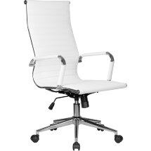 Офисное кресло для руководителей DOBRIN CLARK SIMPLE, белый