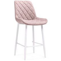 Барный стул Баодин К Б/К розовый / белый