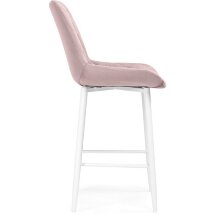Барный стул Баодин К Б/К розовый / белый