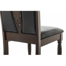 Стул деревянный Gala dirty oak / black