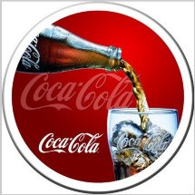 Прямоугольная столешница Werzalit (65х120 см) Coca Cola 2 печать